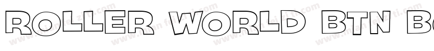 Roller World BTN Bold Out字体转换